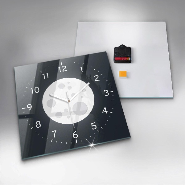 Reloj cuadrado Luna llena