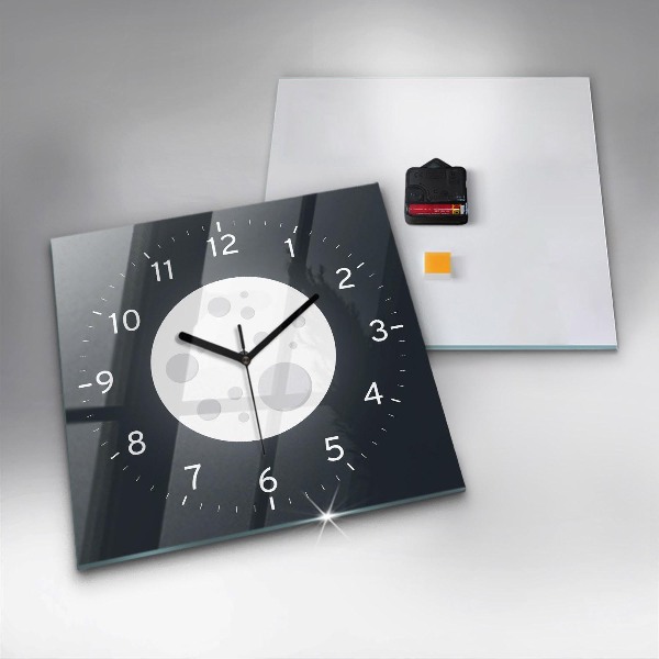 Reloj cuadrado Luna llena
