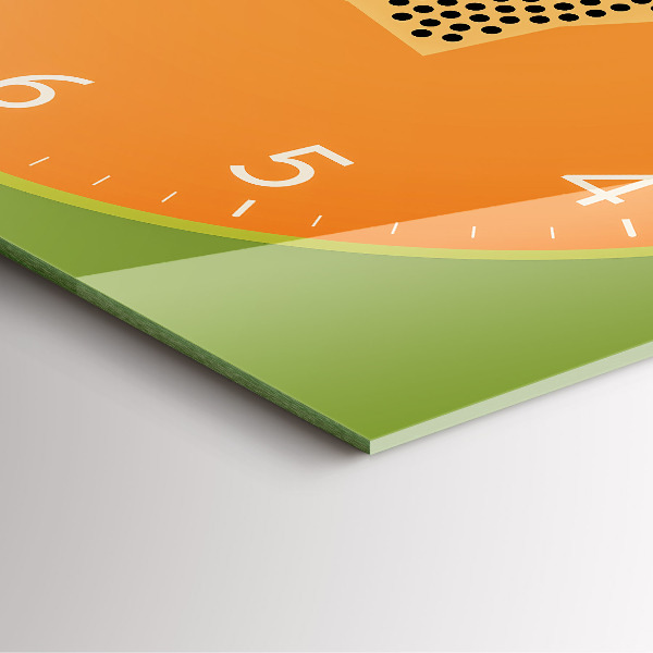 Reloj cuadrado Papaya