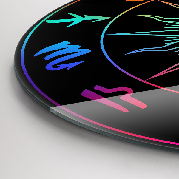 Reloj redondo pared Arco iris y sol