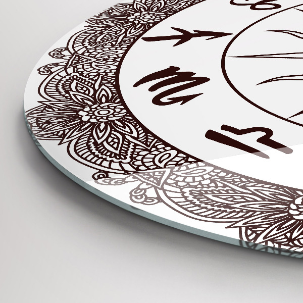 Reloj de pared redondo Zodiacos decorativos