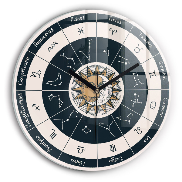 Reloj de pared redondo Constelaciones zodiacales