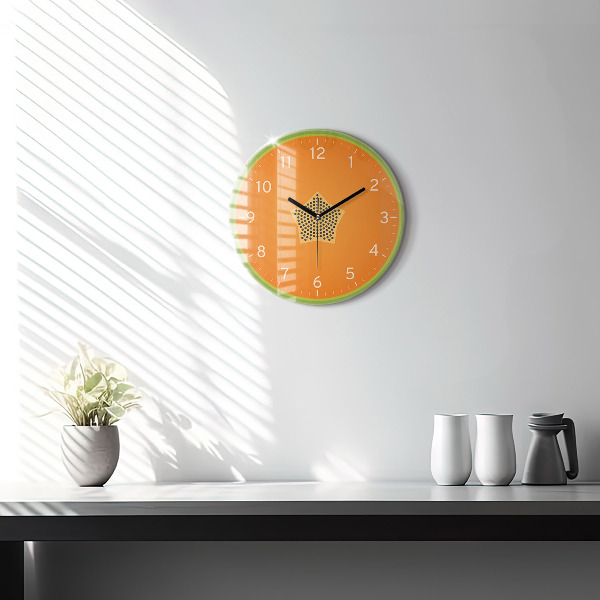 Reloj de pared redondo Papaya