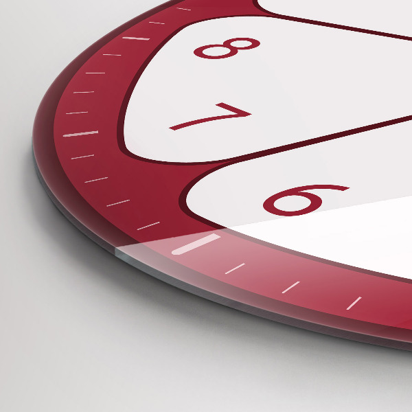 Reloj redondo pared Fruta en rodajas