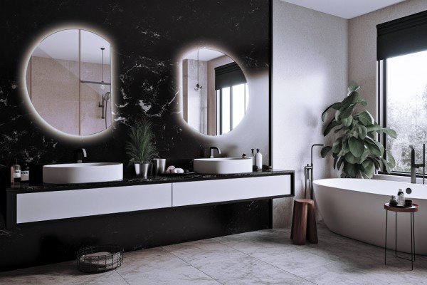 ¿Cómo elegir el tamaño de un espejo para el lavabo del baño?