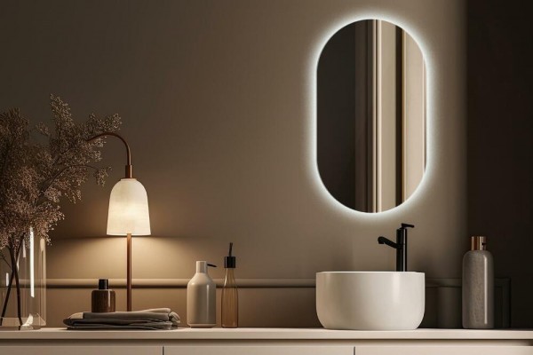 ¿Cómo iluminar bien un espejo en el baño?